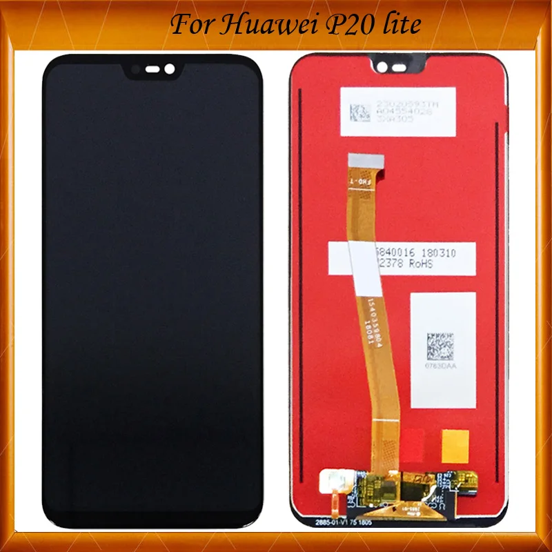 Для huawei P20 lite ЖК-дисплей+ сенсорный экран дигитайзер сборка для huawei P 20 lite замена ЖК-экрана
