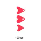 100 шт., рыболовные приманки, пластиковый хвост