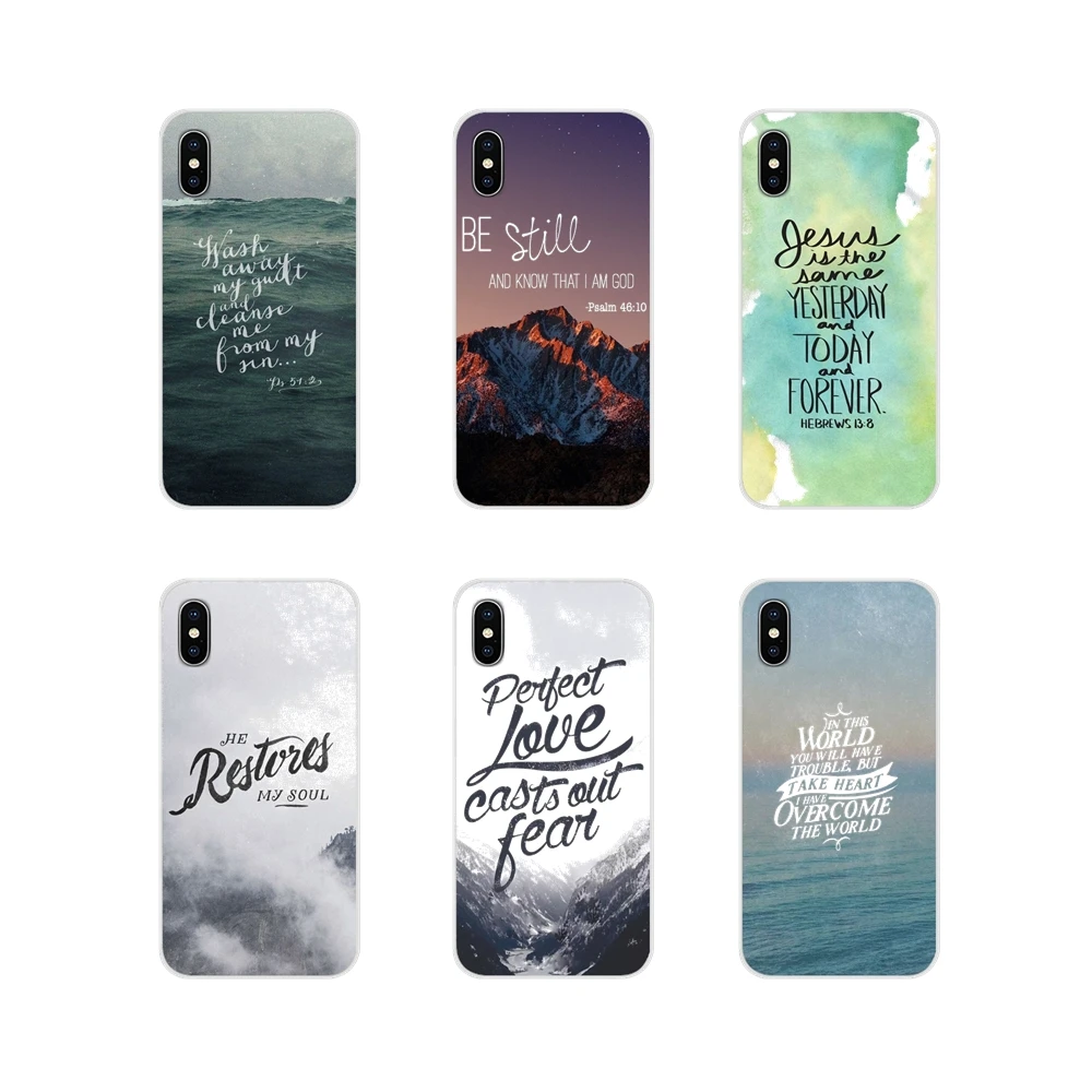 Аксессуары чехлы для телефонов Apple iPhone X XR XS 11Pro MAX 4S 5S 5C SE 6S 7 8 Plus ipod touch 5 6 Bible Jesus