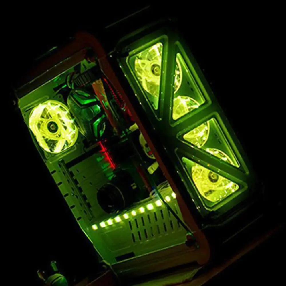 

Chassis Cooling Fan Ultra Silent Computer PC Case CPU Rubber With Cooler 12V Quiet Cooler Plug Pin Fans Connector 3/4 F7J2