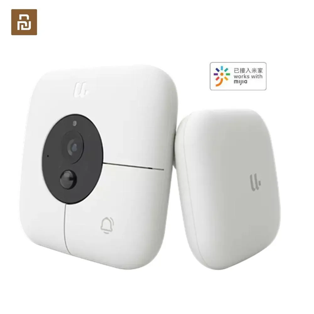 Умный видео дверной звонок Xiaomi Mijia Youdian R1 AI распознавание лица HD 1080P 120 ° ИК Ночное