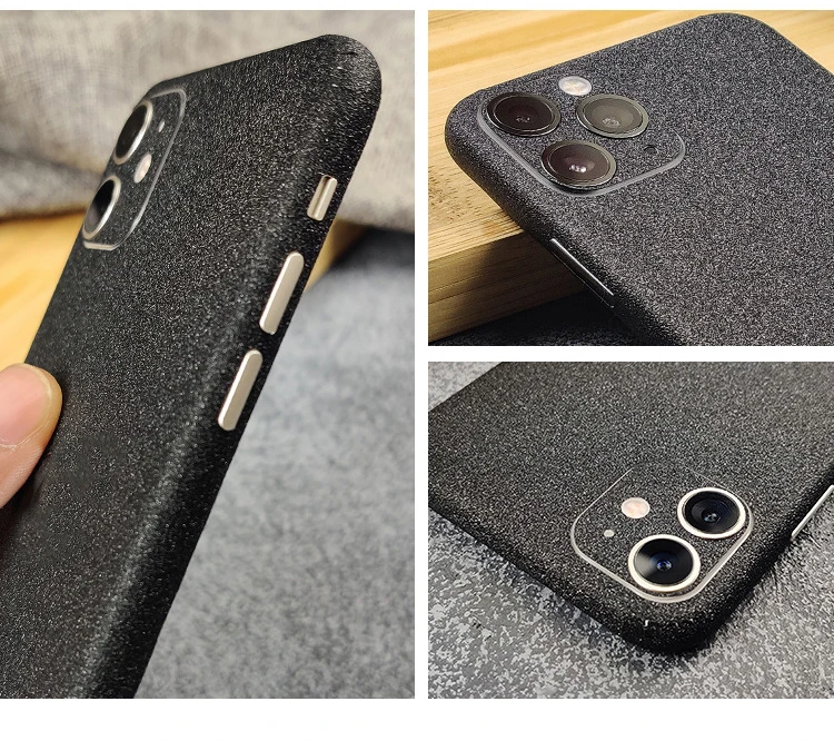New Black Back Film Thin Protector Protective Stickers For iPhone 11 Pro Max PVC Decorative Skin |