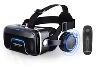 3d virtual reality glasses wireless remote control bluetooth