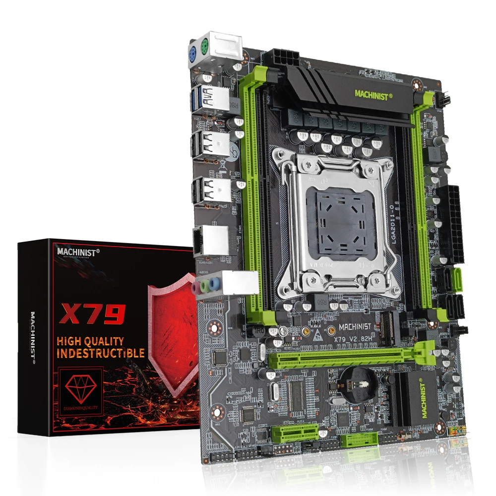 Machinist X79 материнская плата LGA 2011 USB3.0 SATA3 поддержка памяти REG ECC и процессора Xeon E5 DDR3