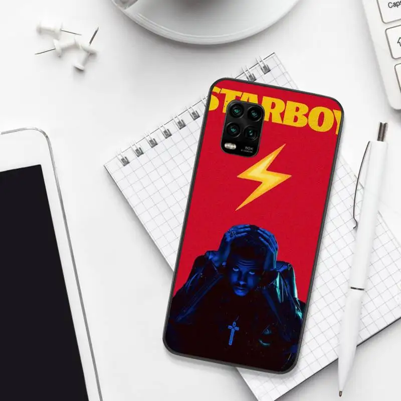 

ZFGHSHYQ The Weeknd XO Black TPU Phone Case For Xiaomi 8 9 Se 10 10pro Note 2 3 10 MIX2 S MAX2 3 F1 5X