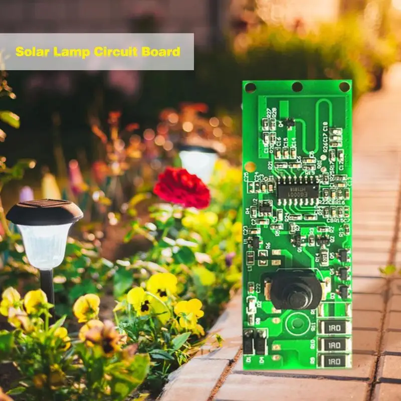 3 2 V 7 датчик движения Солнечный настенный светильник PCB солнечный Управление