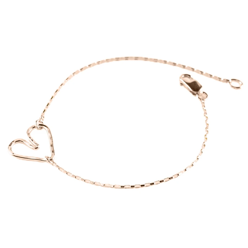 

Fashion Hollow Heart Charm Bracelet for Women Party Gift Trendy Simple Elegant Chain Charm Bracelets Jewelry Wholesale Dropship