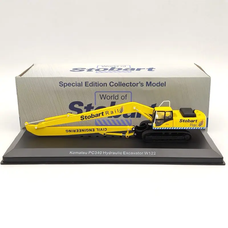 Atlas 1:76 Эдди Stobart Rail Komatsu PC340 гидравлический экскаватор W122 гражданская техника