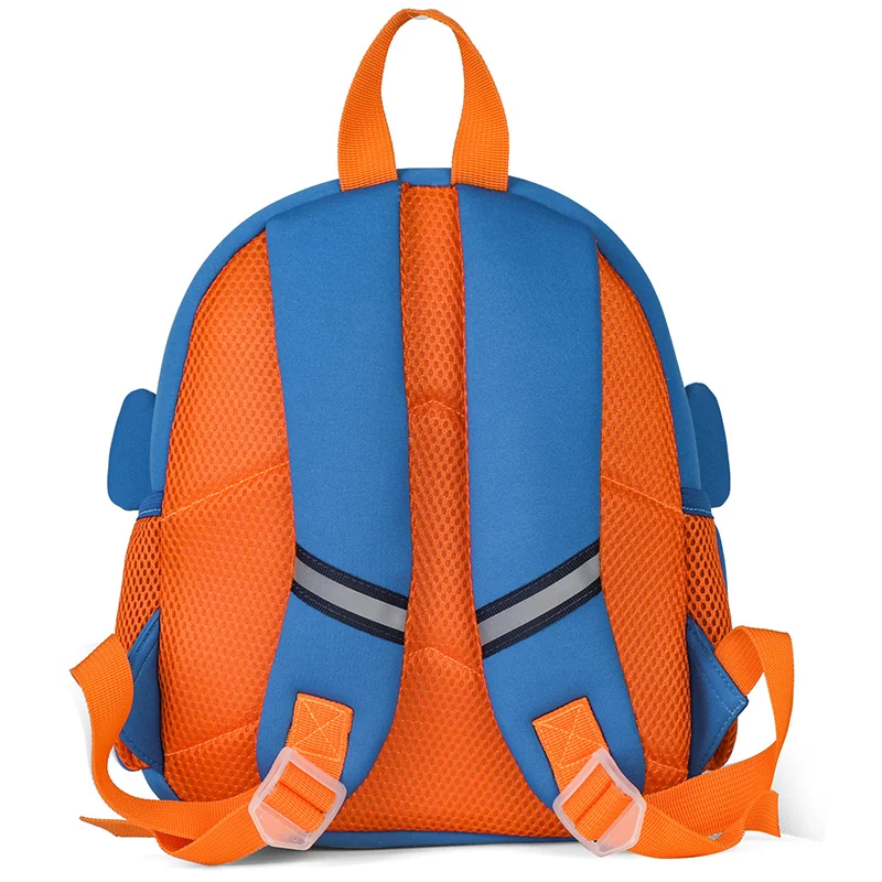 Модные Синие Школьные сумки с машинкой для мальчиков и девочек детские рюкзаки