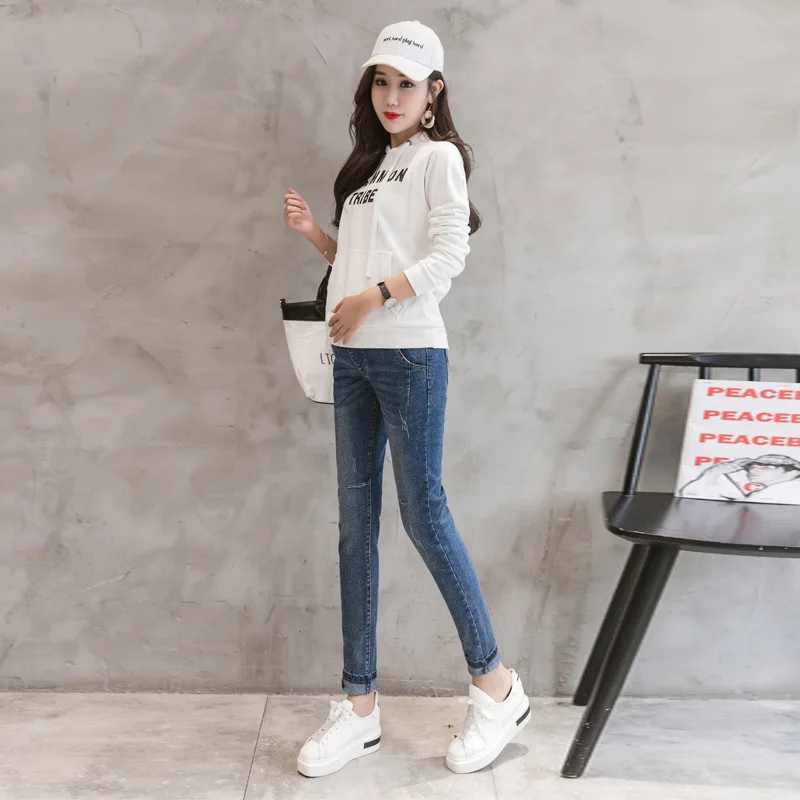 Джинсы высокого качества штаны для беременных Одежда детские кормления