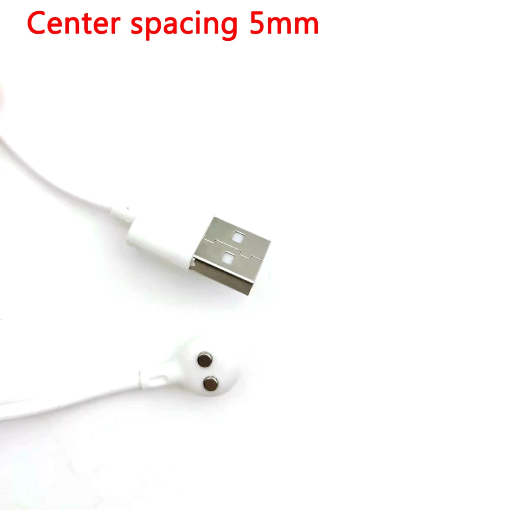 Магнитный зарядный кабель 2P 90 градусов с центральным расстоянием 5 мм магнитное