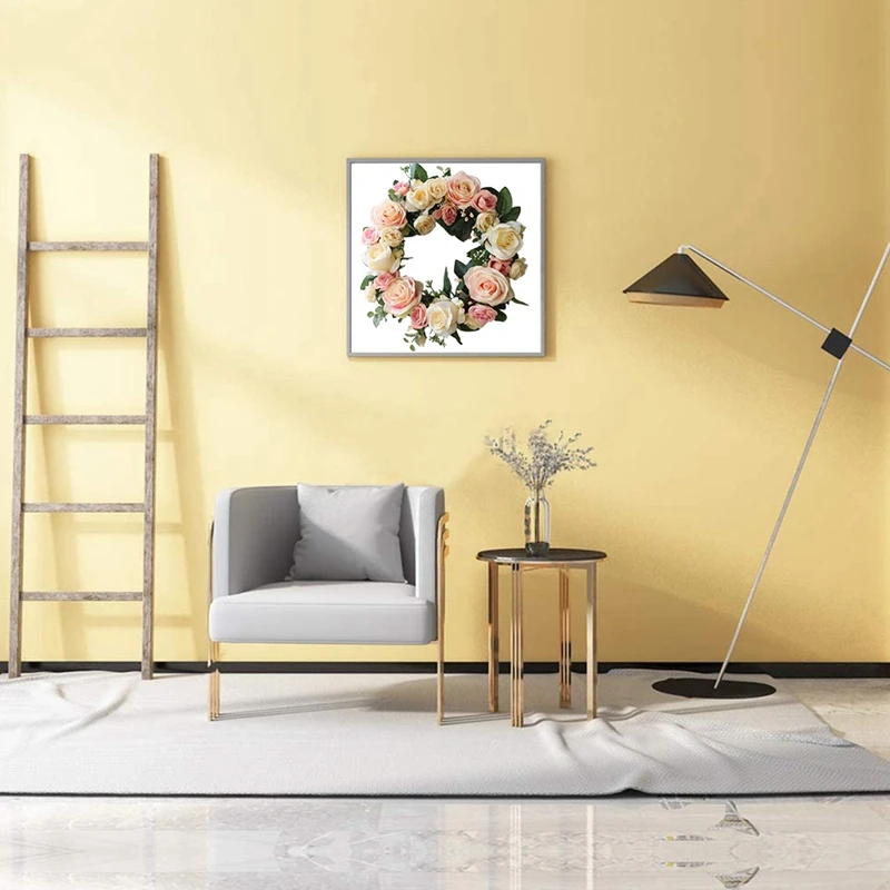 Венок из искусственных цветов Имитация цветка розы венок для дома передней двери