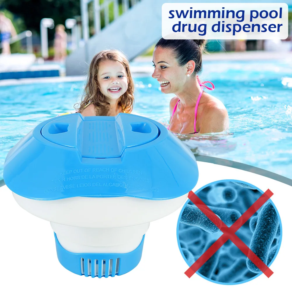 

Новинка, плавающий дозатор хлора для бассейна, семейная горячая ванна, спа, химическая плавающая ванна, Дозирующий плавающий бассейн, аксес...