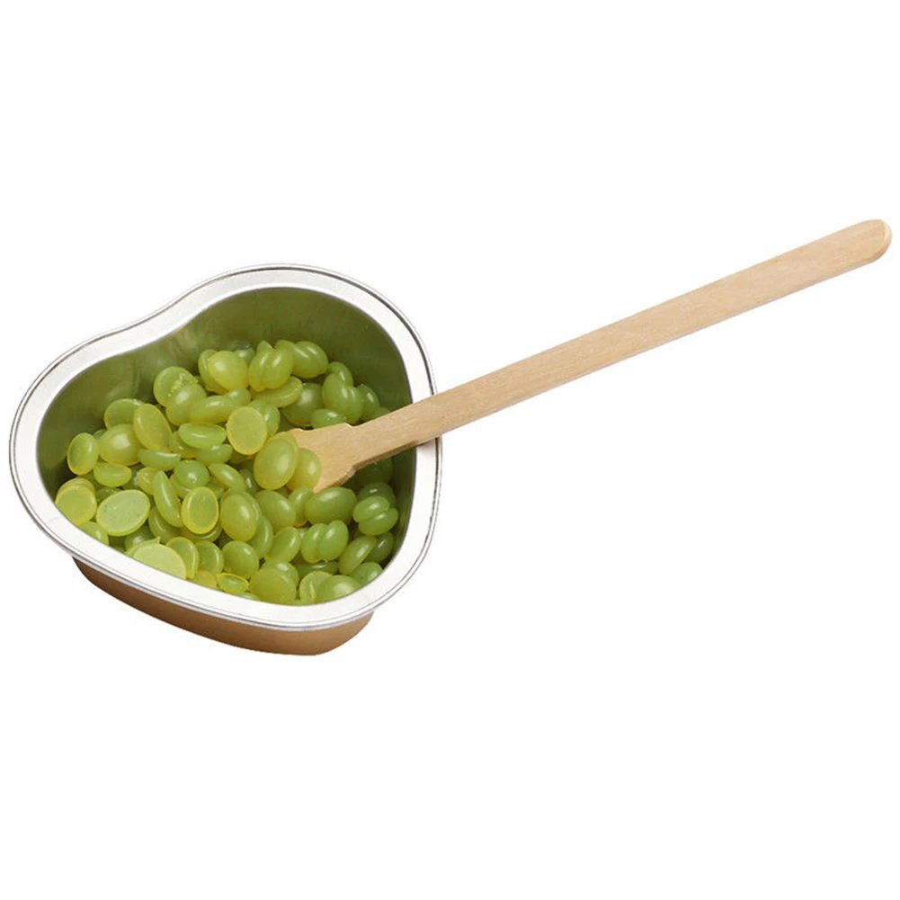 

New 10pcs Waxing Wax Wooden Disposable Bamboo Sticks/1pc Wax Bowl Spatula Tongue Depressor Kit Hair Removal Cream Depilatory