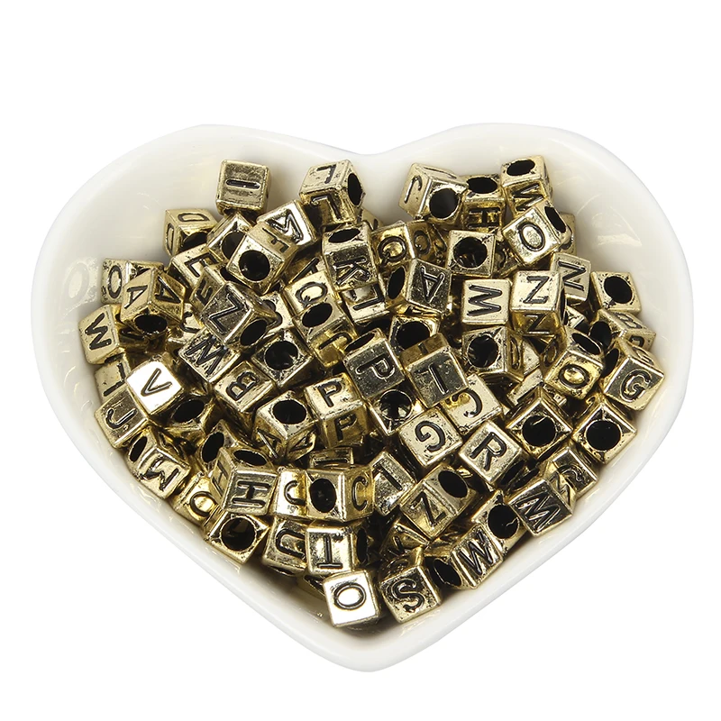 Разноцветные акриловые бусины с надписью для маркировки ювелирных изделий