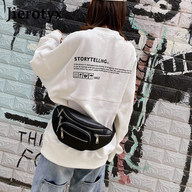 Кожаная поясная сумка JIEROTYX для женщин роскошные брендовые забавные нагрудные