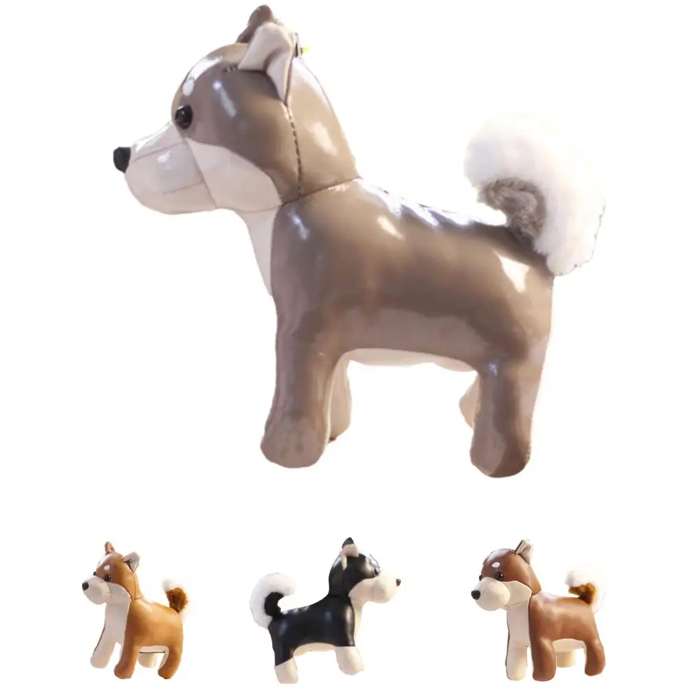 

Soft Small Size PU Dog Stuffed Keychain Cartoon Stuffed Keychain Cute for Ornament