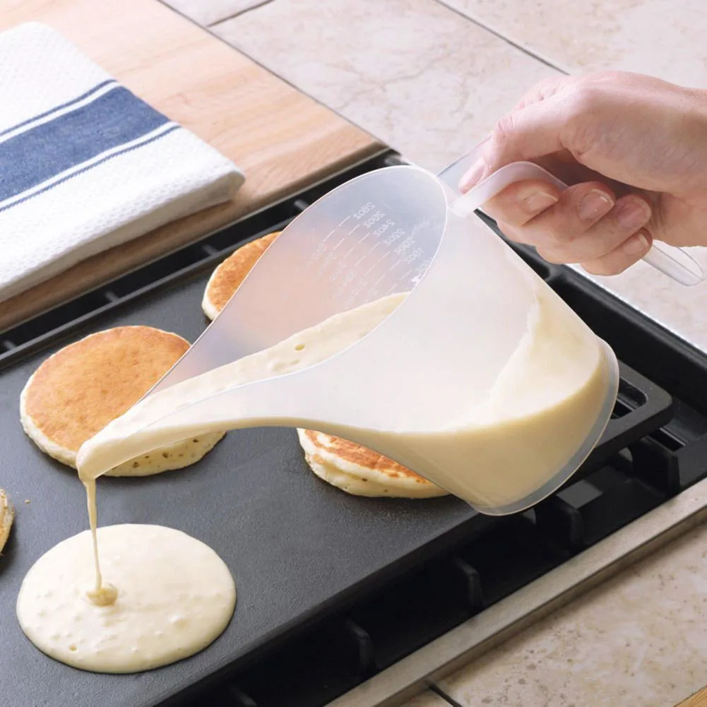 100 мл кончик рта пластиковый воронка прозрачная мерная чашка кухонные