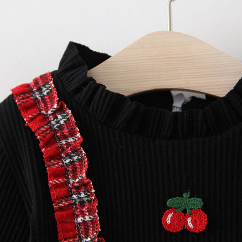 Зимняя одежда для маленьких девочек; платье; свитер для маленьких девочек; вязаное платье в горошек; свитер для младенцев; вязаные платья для маленьких девочек