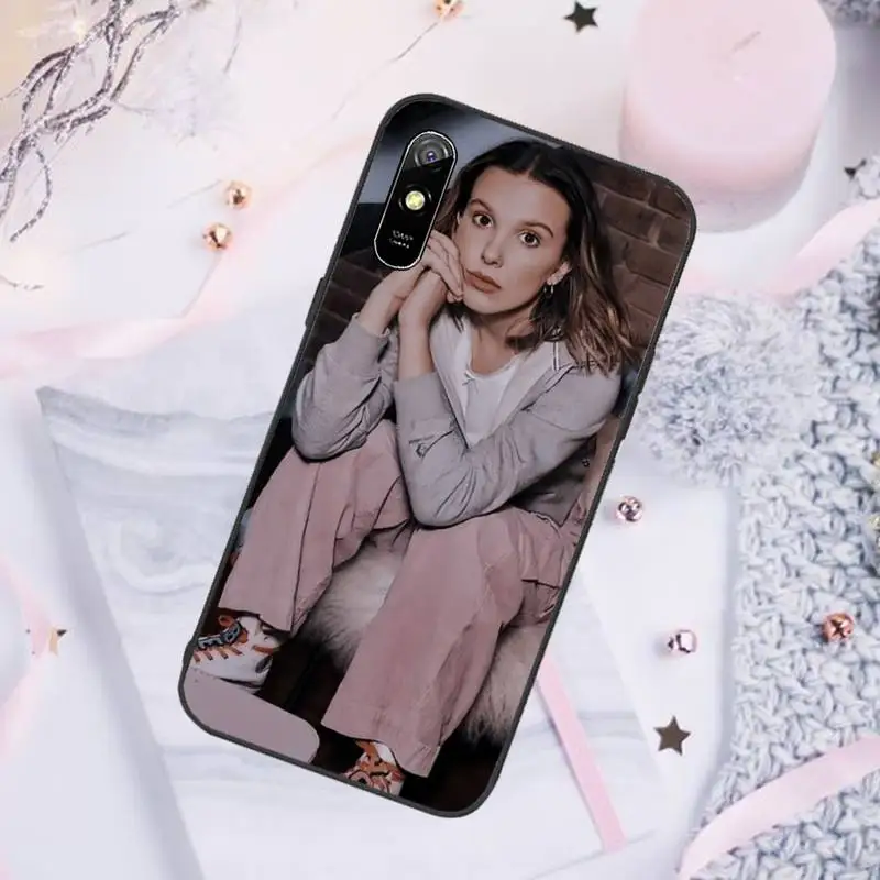 

Millie Bobby Brown Phone Case For Xiaomi Redmi note 7 8 9 pro 8T 9A 9S Mi Note 10 Lite pro