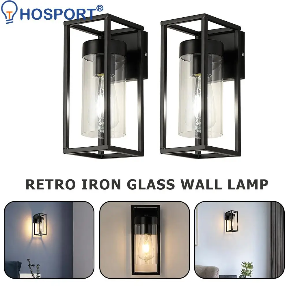 

Винтажный настенный светильник В индустриальном стиле, лампы из кованого железа в стиле лофт, прикроватный светильник для коридора, рестор...