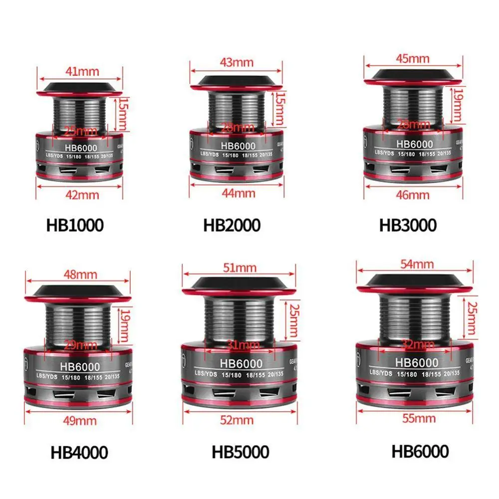 Рыболовная катушка полностью Металлическая спиннинговая Катушка 8 кг