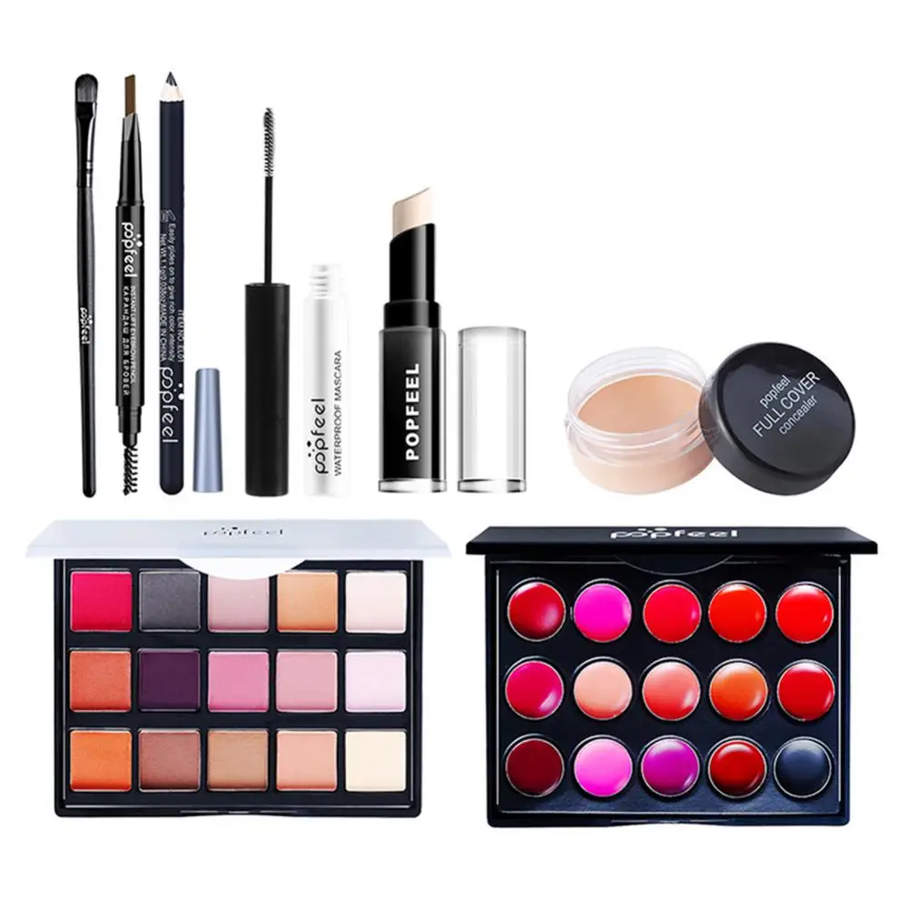 1 набор консилера помады функциональный карандаш для бровей тушь ресниц макияжа