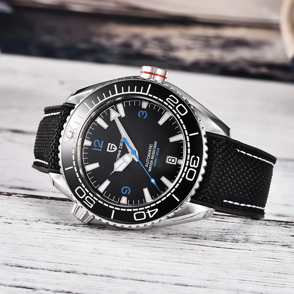 

PAGANI DESIGN Men's Automatic Mechanical Watch Top Brand Ceramic Bezel Sapphire Glass 100M Waterproof Men's Watch Reloj Hombre