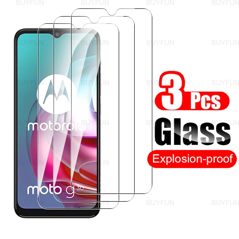 

3 шт. закаленное защитное стекло для Motorola Moto G30 6,5 ''полное покрытие Защита экрана для Motorola Moto G30 G20 G10 защитное стекло