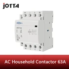 Din-рейка ac контактор для дома 4P 63a 220 В230 В Гц 1NO 3NC2NO 2NC3NO 1NC4NO4NC