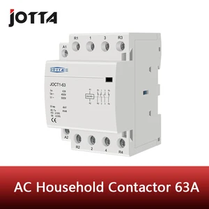 Din-рейка ac контактор для дома 4P 63a 220 В230 В Гц 1NO 3NC2NO 2NC3NO 1NC4NO4NC