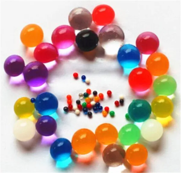 Multicolors Crystal Soil Plant Flower Jelly Mud Water Beads for Plants Pearls Vase Gel Balls Home Decoration-200pcs | Дом и сад
