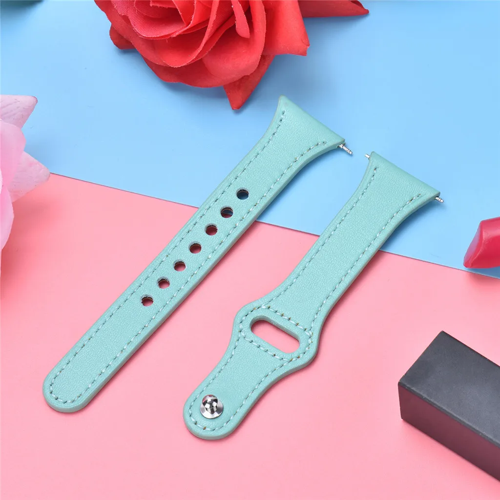 Замена браслета роскошный кожаный ремешок для Fitbit Versa 2 Смарт часы ремешок сменный браслет наручных часов ремешок для умных часов Ремешок