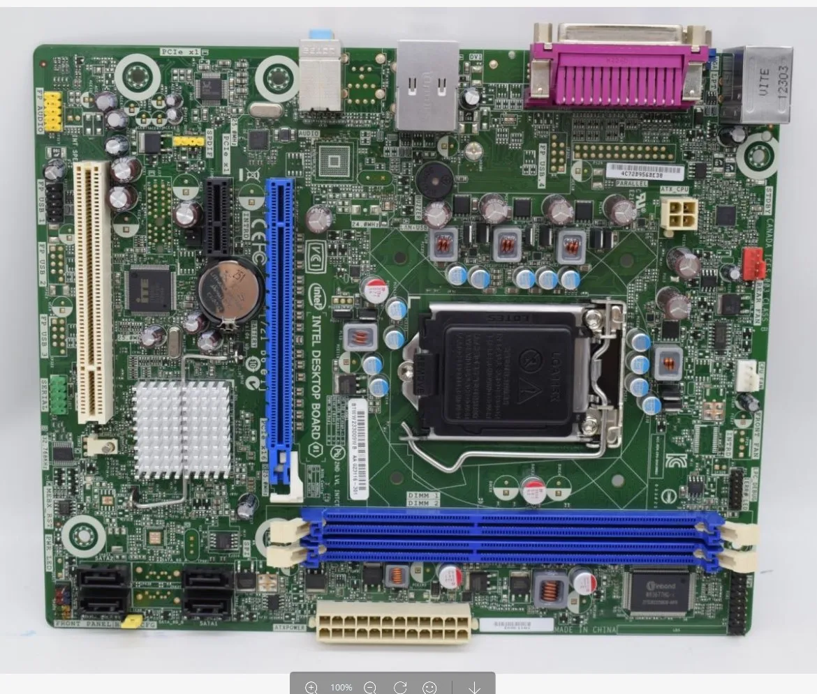 

High Quality Desktop Motherboard for Intel DH61WW 1155-Pin DDR3 Memory H61 Supports 22 32nm CPU
