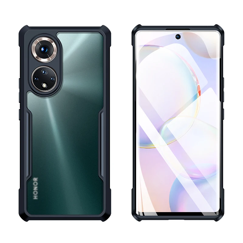 

Чехол Xundd для телефона Honor 50 Pro 50 Pro Plus, мягкие подушки безопасности из ТПУ, чехол-накладка с защитой от падения, Прозрачный чехол для Honor 50 Pro