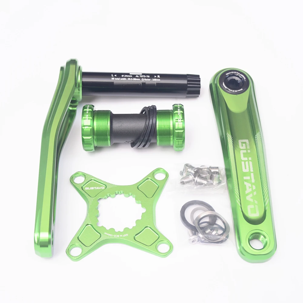 GUSTAVO MTB GXP to 104BCD велосипедный Кривошип горный велосипед 170/175 мм | Спорт и