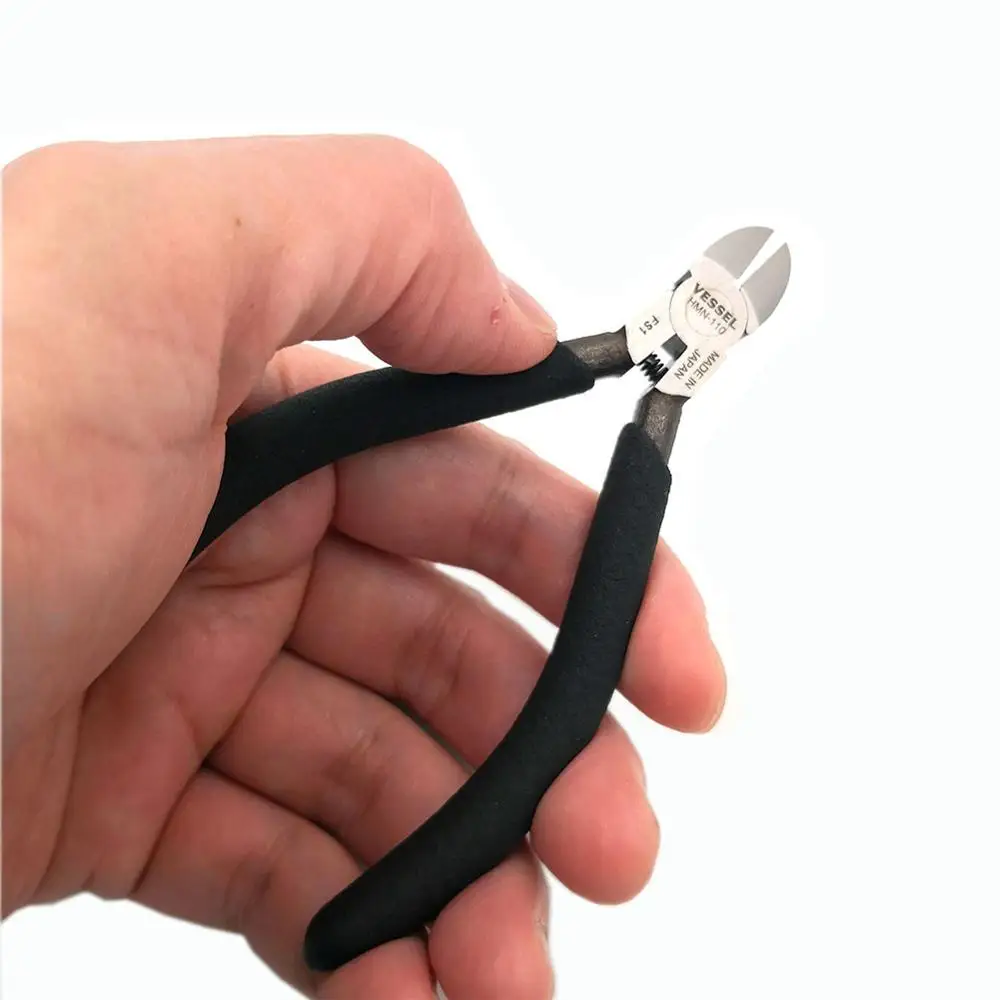 Японские микродиагональные плоскогубцы с пружинными круглыми лезвиями для