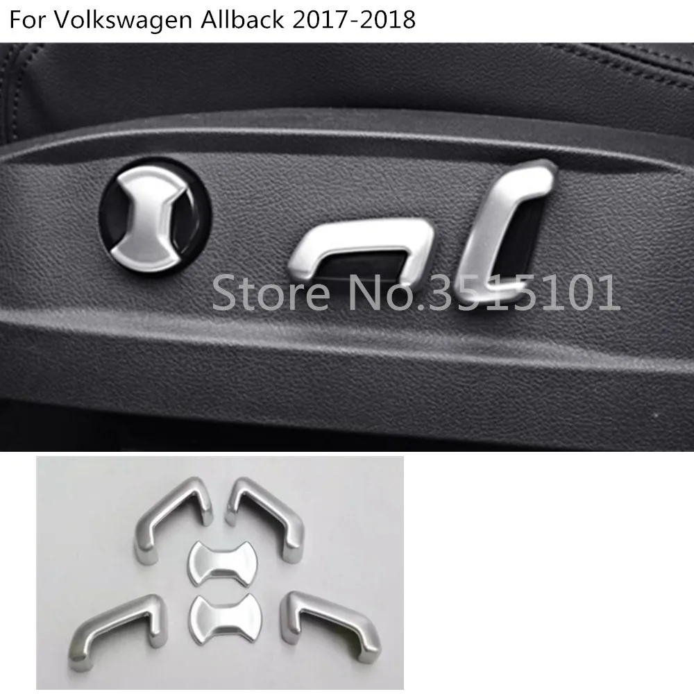 

Car Seat Adjustment Knob Button Switch Trim 6pcs For VW Volkswagen Passat B8 Sedan Variant Alltrack 2015 2016 2017 2018 2019