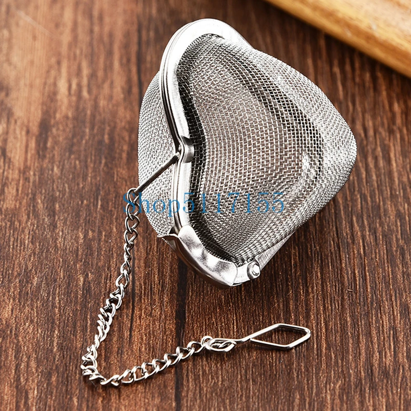 

Heart Shaped Tea Strainer Stainless Steel Reticular Tea Infuser Leaf Spice Strainer Mesh Filter Wholesale Kitchen Accessories