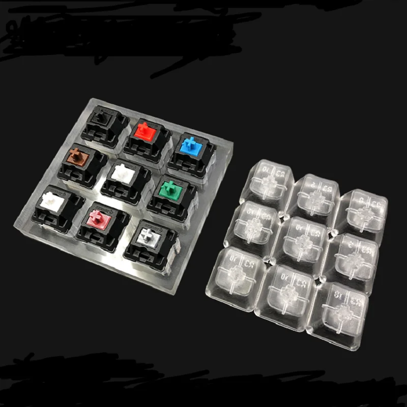 Механические переключатели клавиатуры 9/4 вишневая клавиатура MX тестер