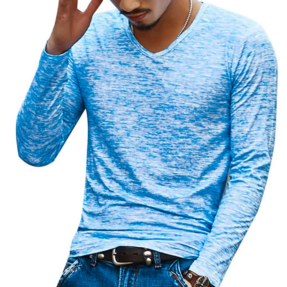 Christmas Tree Print Men Tshirt O Neck long Sleeve Tee Top Casual Hip Hop 3D Tee Shirt Camisetas Hombre Party Funny T Shirts - Цвет: Style6 C