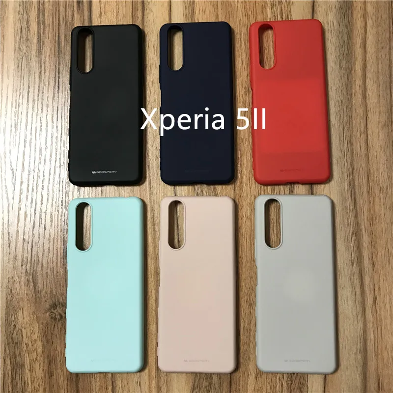 Силиконовый мягкий чехол Goospery для SONY XPERIA L4 5 5II 5III 1 1II 1III 10II 10III 10 PLUS XZ3 XZ2 PREMIUM XA2 XA3 Ultra