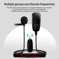2 4g wireless lavalier microphone lavalier clamshell microphone suitable for iphone android mobile phone voice video recording