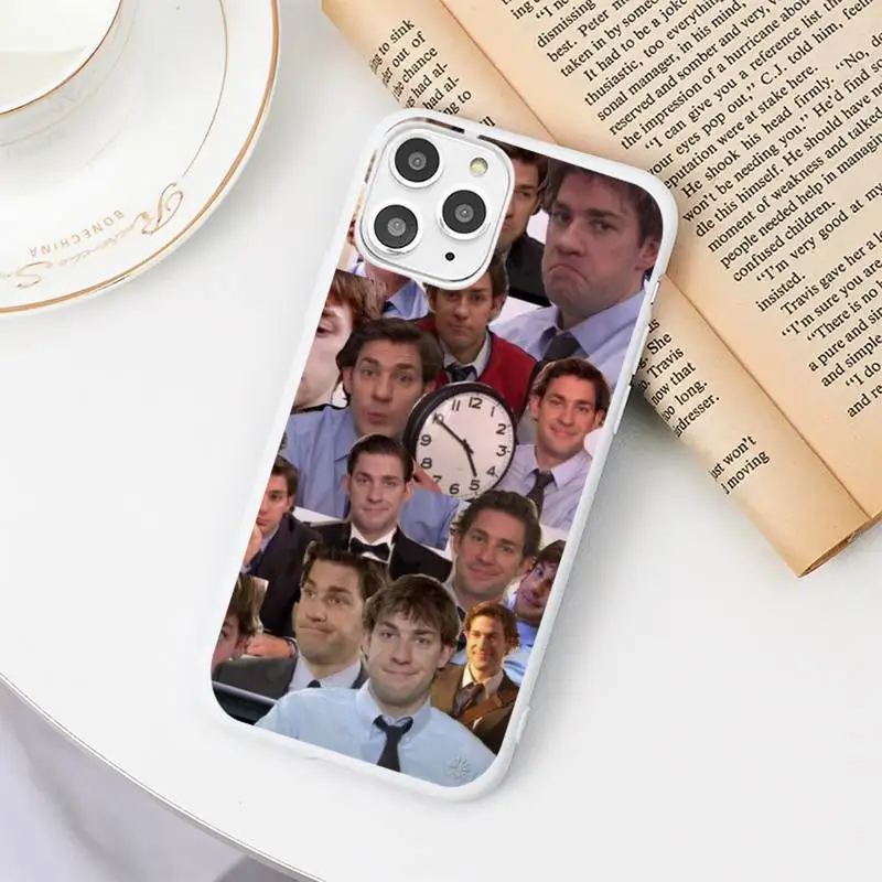 

American TV funny The Office Phone Case Candy Color for iPhone 6 6S 7 8 11 12 XS X SE 2020 XR mini pro Plus MAX funda