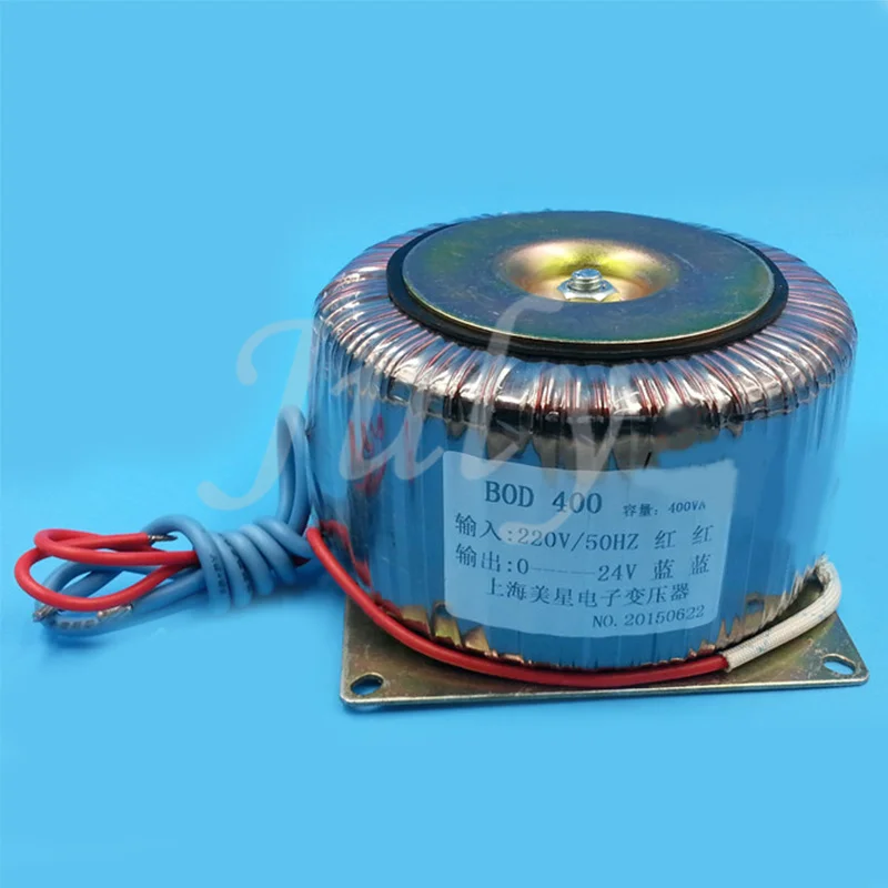 Тороидальный трансформатор корпуса 400 ВА, 400 Вт, 220 В до 24 В, а, полностью медный эмалированный провод, высококачественный сердечник DOB Тороидальный трансформатор корпуса 400 ВА, 400 Вт, 220 В до 24 В, а, полностью медный эмалированный провод, высококачественный сердечник DOB