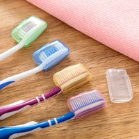 portable travel toothbrush head cover storage brush cap protector brush cap case hygiene care outdoor household merchandises
