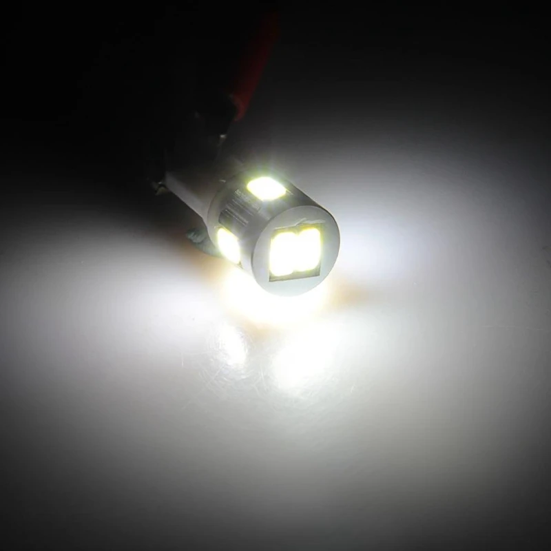 

2 PCS T10 6 5630 SMD LED Car Park Light Brake Light Rear Lamp White Light DC 12V