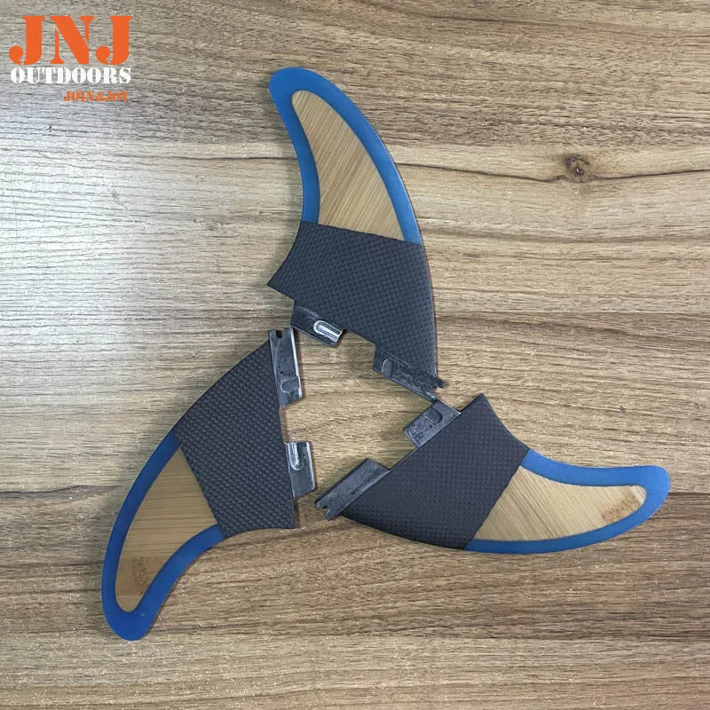 Плавники Carbon FCS II G5 с стекловолокном и бамбуком для серфинга 2 размера M | Спорт