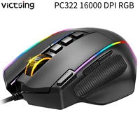 VicTsing PC322 USB wired RGB Gaming Mouse 16000 DPI buttons programmable game Optical mice backlight laptop computer