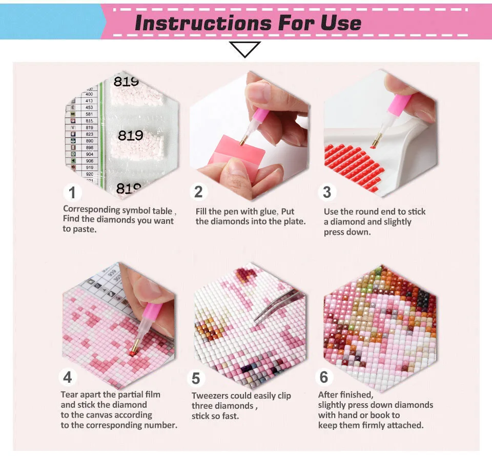 

5D Diy diamond Painting Cross Stitch kits Full Square Diamond Animal Mosaic Pattern Gift Diamond Embroidery